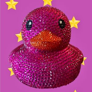 Handmade Bedazzled Jumbo Rubber Duck
